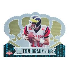 Tom Brady #110 Football Cards 2000 Pacific Crown Royale Prices