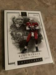 Kurt Warner #2 Football Cards 2016 Panini Impeccable Prices