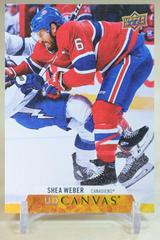 Shea Weber Hockey Cards 2020 Upper Deck UD Canvas Prices