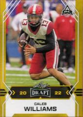 Caleb Williams [Gold] Football Cards 2022 Leaf Draft Prices