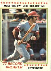 Pete Rose [Record Breaker] #240 Baseball Cards 1978 O Pee Chee Prices