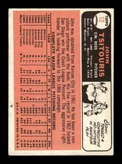 Back | John Tsitouris Baseball Cards 1966 Topps
