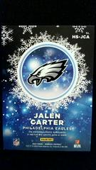 Back | Jalen Carter Football Cards 2023 Panini Donruss Rookie Holiday Sweater