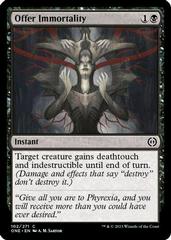 Offer Immortality [Foil] #102 Magic Phyrexia: All Will Be One Prices