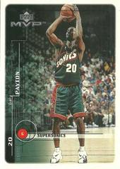 Gary Payton #149 Basketball Cards 1999 Upper Deck MVP Prices
