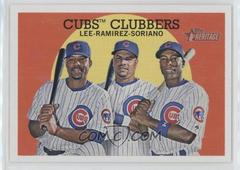 Derrek Lee, Aramis Ramirez, Alfonso Soriano #147 Baseball Cards 2008 Topps Heritage Prices