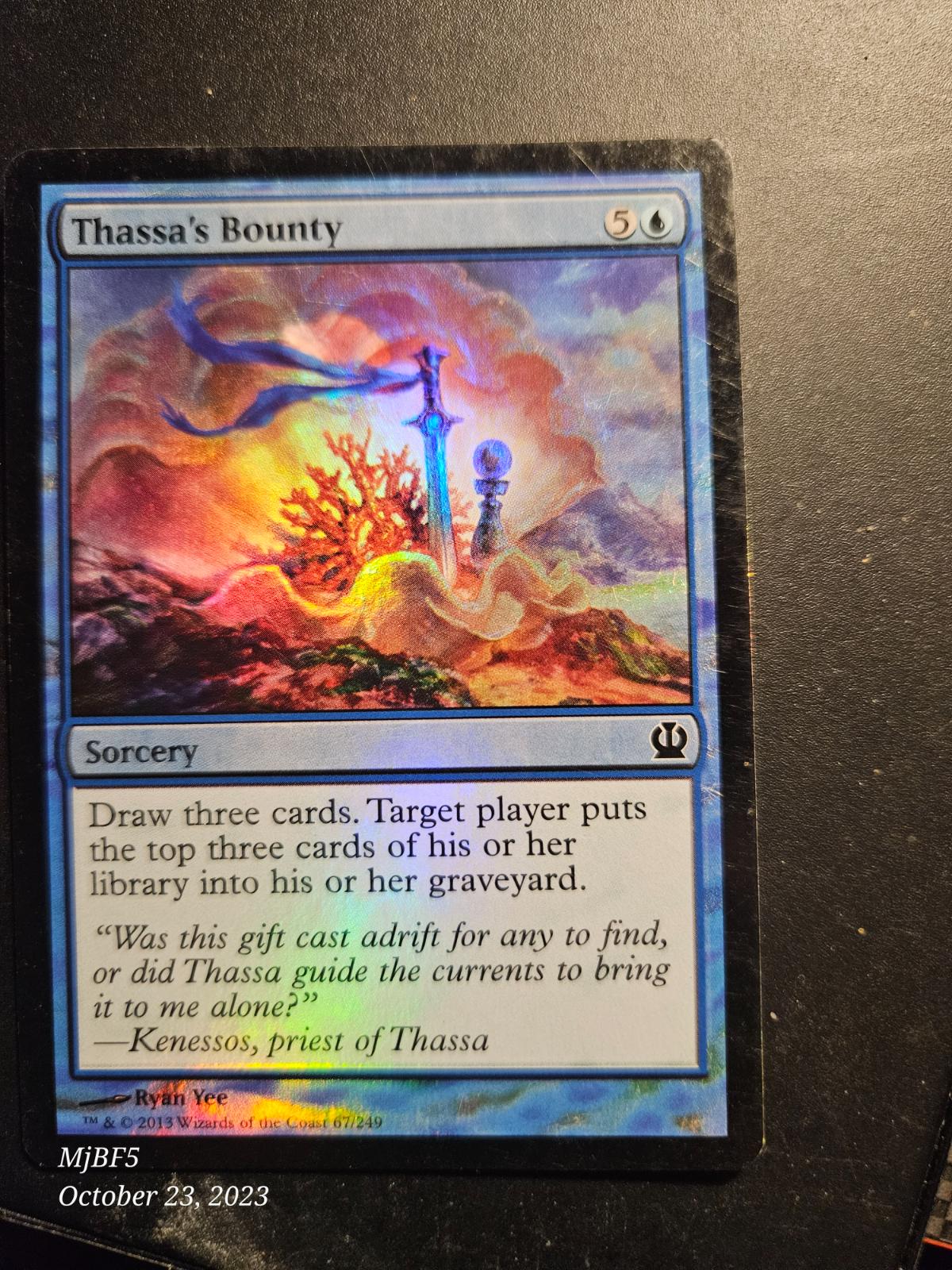 Thassa's Bounty [Foil] | Ungraded | Magic Theros