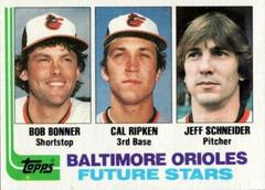 Orioles Future Stars [Bonner, Ripken, Schneider] #21 Baseball Cards 1982 Topps Prices