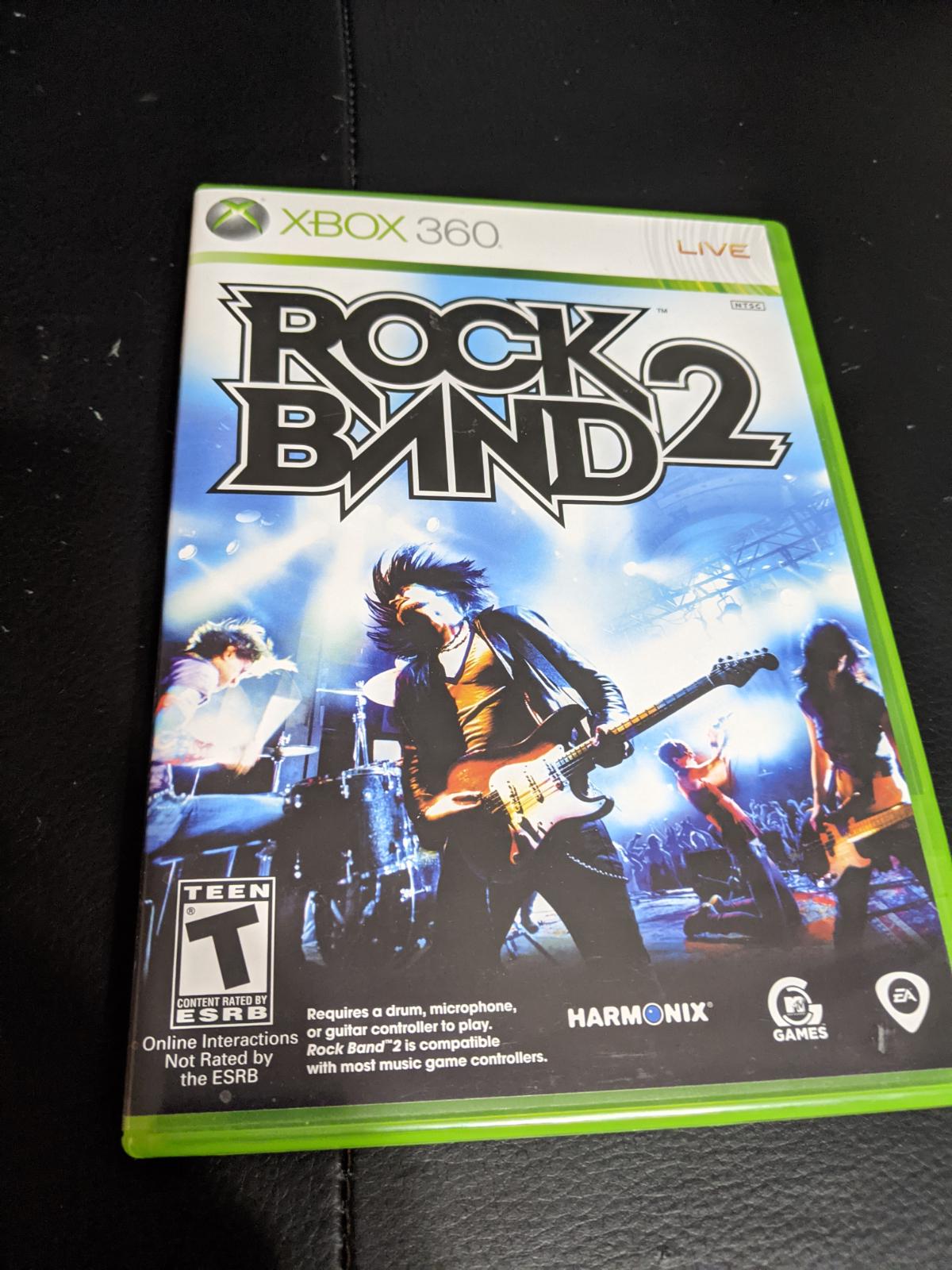 Rock Band 2 Game Only Item Box And Manual Xbox 360