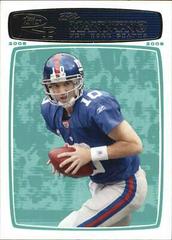 Eli Manning #59 Football Cards 2008 Topps Rookie Progression Prices