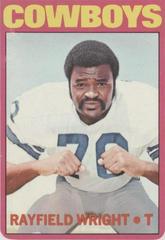 Rayfield Wright #316 Football Cards 1972 Topps Prices