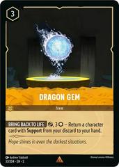 Dragon Gem [Foil] #33 Lorcana Rise of the Floodborn Prices