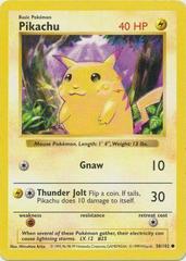 Pikachu [Shadowless] #58 Prices | Pokemon Base Set | Pokemon Cards