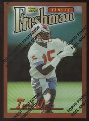 Terrell Owens [Refractor w/Coating] Football Cards 1996 Topps Finest Prices