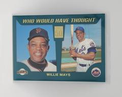 Willie Mays #WWHT20 Baseball Cards 2001 Topps Traded & Rookies Who Would Have Thought Prices