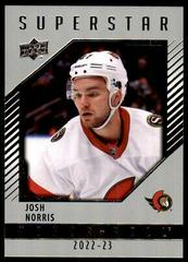 Josh Norris Hockey Cards 2022 Upper Deck Honor Roll Prices