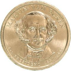 2008 P [MARTIN VAN BUREN] Coins Presidential Dollar Prices