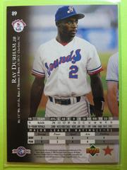Reverse | Ray Durham Baseball Cards 1994 Upper Deck Top Prospects