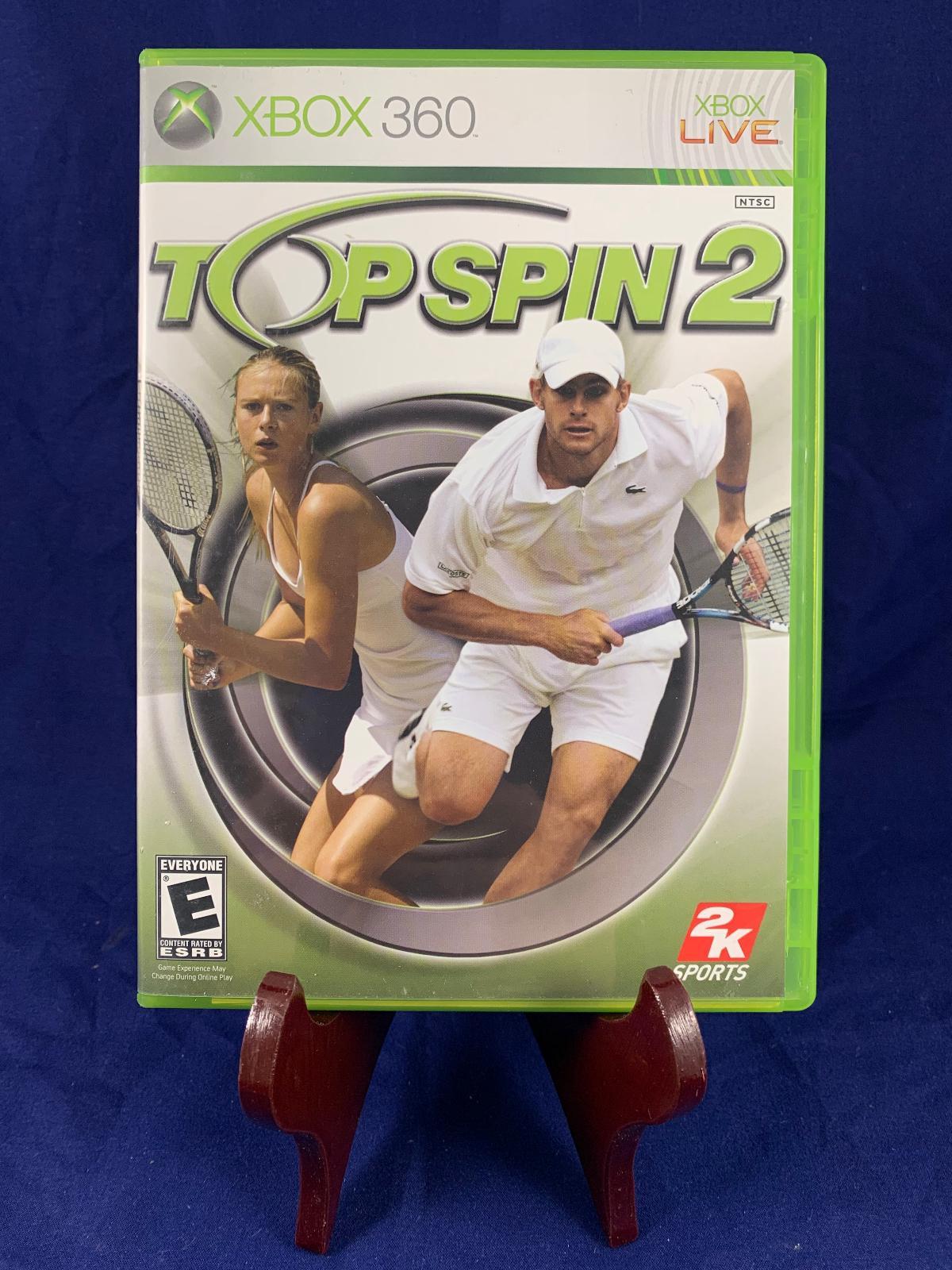 Top Spin 2 Item, Box, and Manual Xbox 360