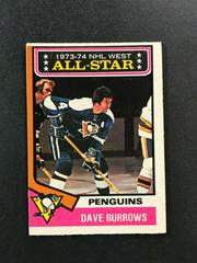Dave Burrows [All Star] #137 Hockey Cards 1974 O-Pee-Chee Prices