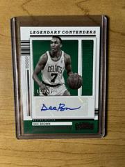 Dee Brown #LC-DBR Basketball Cards 2021 Panini Contenders Legendary Autographs Prices