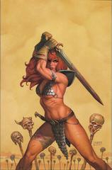 The Invincible Red Sonja [Linsner Virgin] #5 (2021) Comic Books Invincible Red Sonja Prices