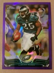 LeSean McCoy [Purple Refractor] Football Cards 2013 Topps Chrome Prices