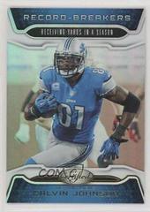 Calvin Johnson #RB-CJ Football Cards 2019 Panini Certified Record Breakers Prices
