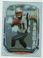Aaron Hernandez [Silver Ice] #49 Football Cards 2013 Bowman Prices