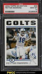 Peyton Manning Football Cards 2004 Topps Signature Edition Prices