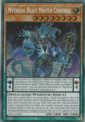 Mythical Beast Master Cerberus EXFO EN027 Secret Rare Mixed Edition Yugioh 