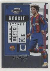 Riqui Puig Soccer Cards 2020 Panini Chronicles Contenders Rookie Ticket La Liga Prices