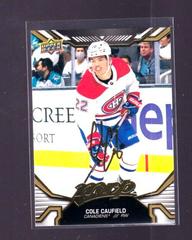 Cole Caufield [Gold Script] #85 Hockey Cards 2022 Upper Deck MVP Prices