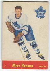 Marc Reaume #7 Hockey Cards 1955 Parkhurst Quaker Oats Prices
