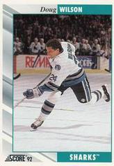 Doug Wilson #15 Hockey Cards 1992 Score Prices