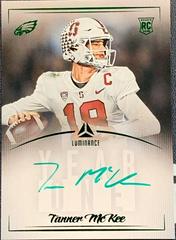 Tanner McKee [Green] #Y1TMC Football Cards 2023 Panini Luminance Year One Signatures Prices