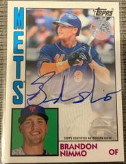 Brandon Nimmo Baseball Cards 2019 Topps 1984 Baseball Autographs Prices