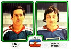 Ignac Kavec, Roman Smolej Hockey Cards 1979 Panini Stickers Prices
