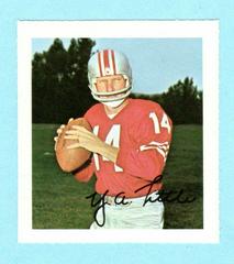 Y.A. Tittle Football Cards 1964 Wheaties Stamps Prices