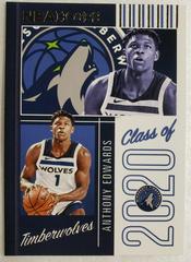 Anthony Edwards #2 Basketball Cards 2020 Panini Hoops Prices