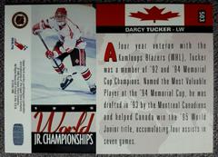 Back Of Card  | Darcy Tucker Hockey Cards 1994 Upper Deck