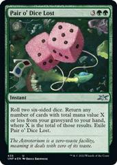 Pair o' Dice Lost [Galaxy Foil] Magic Unfinity Prices