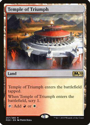 Temple of Triumph [Foil] Magic Core Set 2020