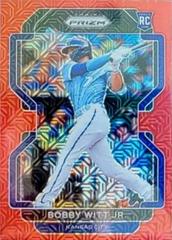 Bobby Witt Jr. [Red Mojo Prizm] #33 Baseball Cards 2022 Panini Prizm Prices