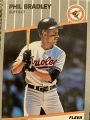 Phil Bradley #U-1 Baseball Cards 1989 Fleer Update Prices