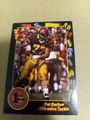 Pat Harlow Football Cards 1991 Wild Card College Draft Picks Prices