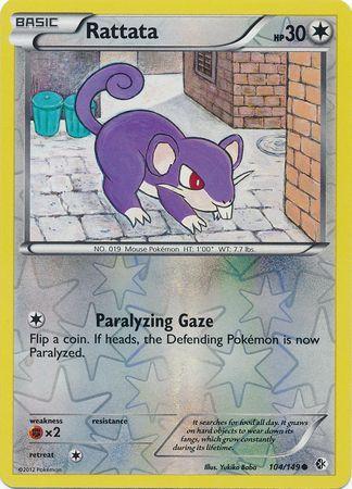 Rattata [Reverse Holo] #104 Pokemon Boundaries Crossed