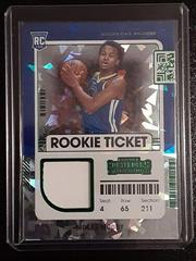 Moses Moody [Green Ice] Basketball Cards 2021 Panini Contenders Rookie Ticket Swatches Prices