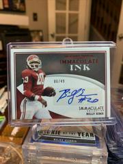 Billy Sims [Ruby] Football Cards 2022 Panini Immaculate Collegiate Ink Autographs Prices