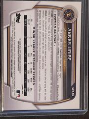 Back | Abner Uribe Baseball Cards 2023 Bowman Chrome Prospect Autographs